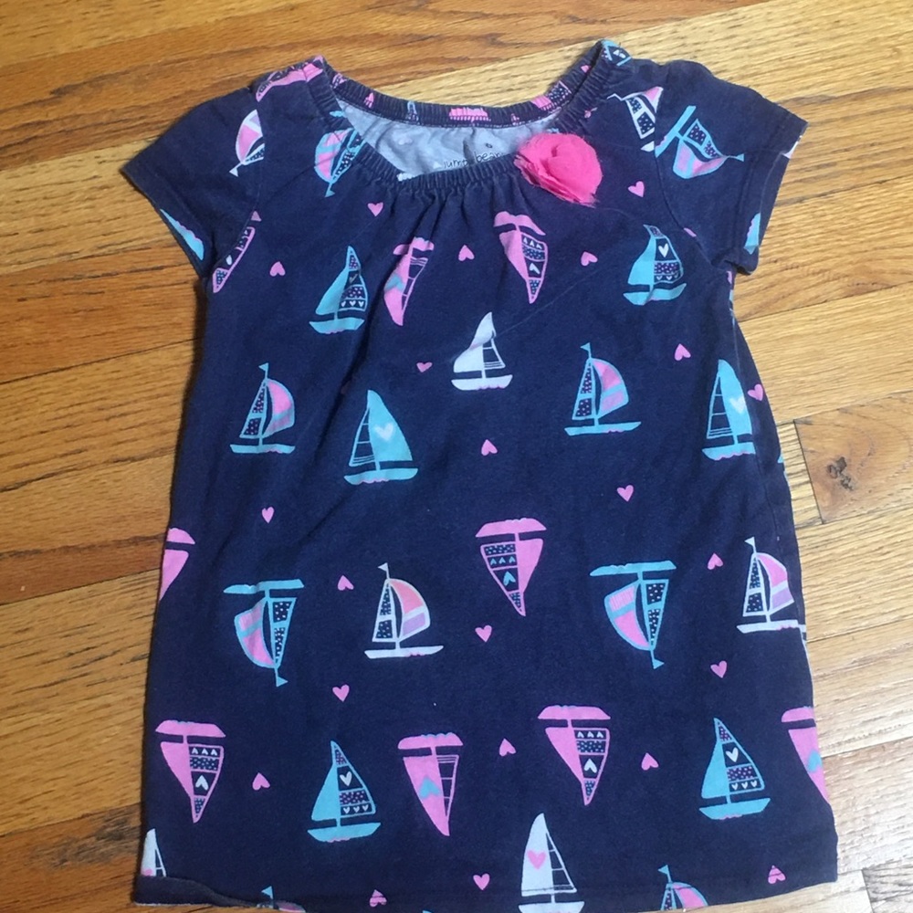 Jumping Beans Sailboat Patterned Shirt